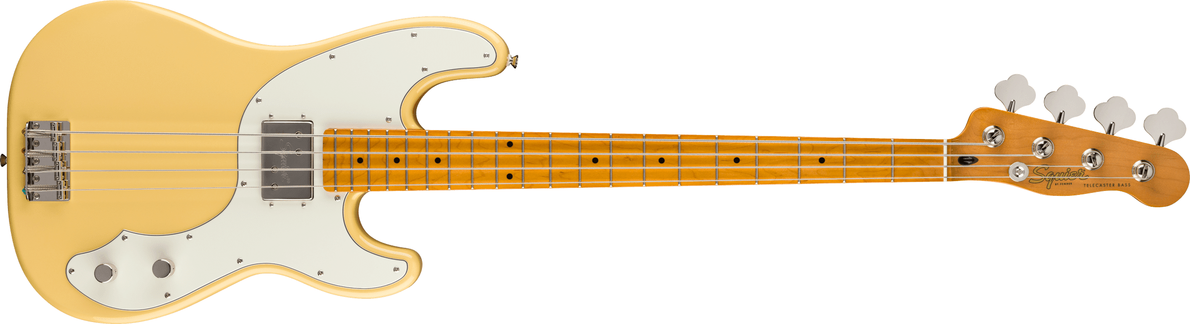 Fender Squier  Classic Vibe™ Telecaster® Bass – Vintage White Finish – Includes FREE Fender Gig Bag – 8.5 pounds – CYKI25002329