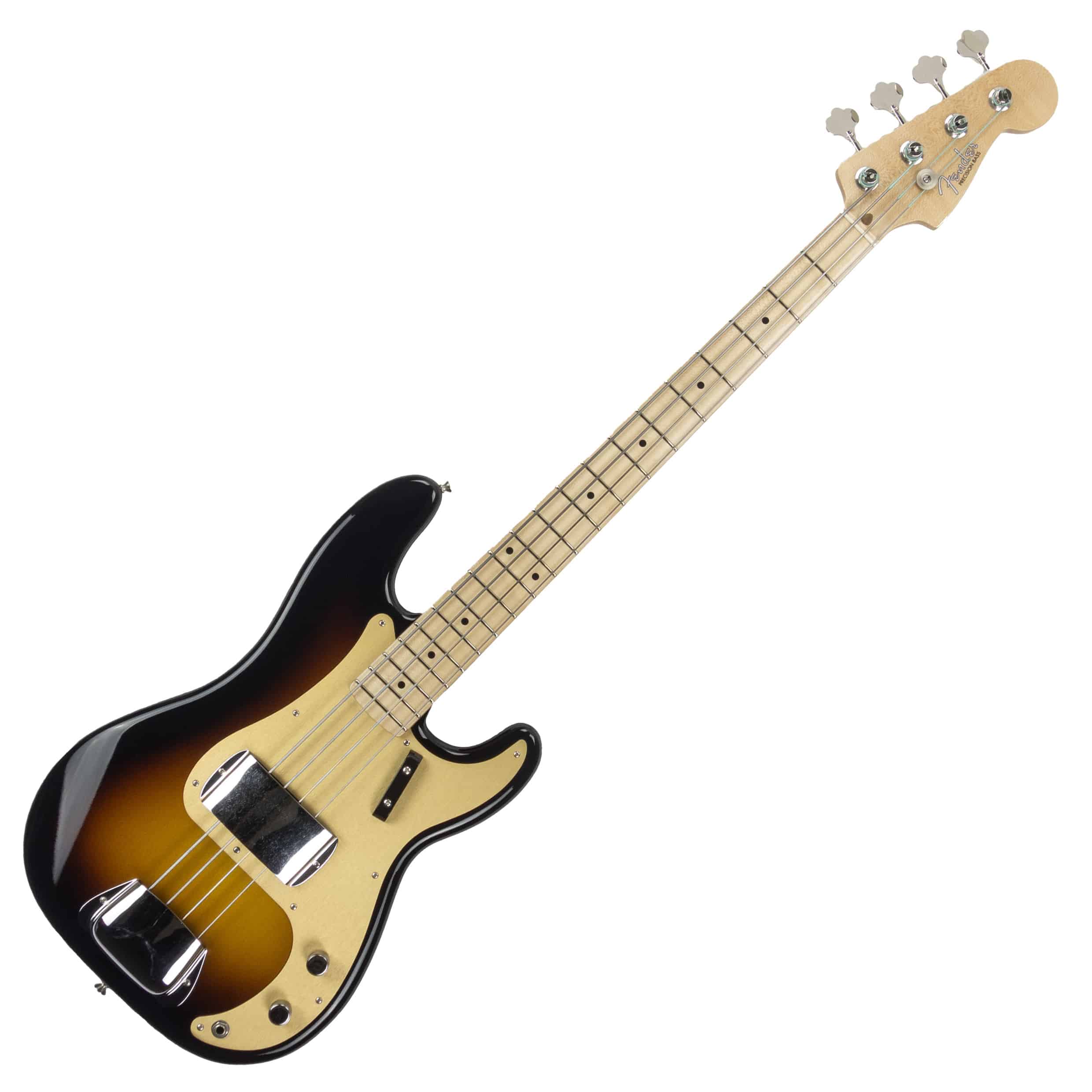 Fender Custom Shop Vintage Custom ’57 P Bass® Time Capsule Package, Maple Neck, Wide-Fade 2-Color Sunburst – 8.5 Pounds – Serial R150320